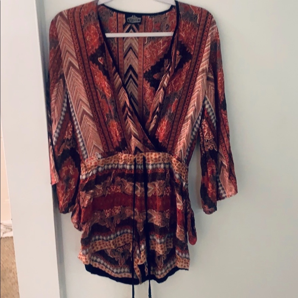 ANGIE Bohemian Tribal Romper